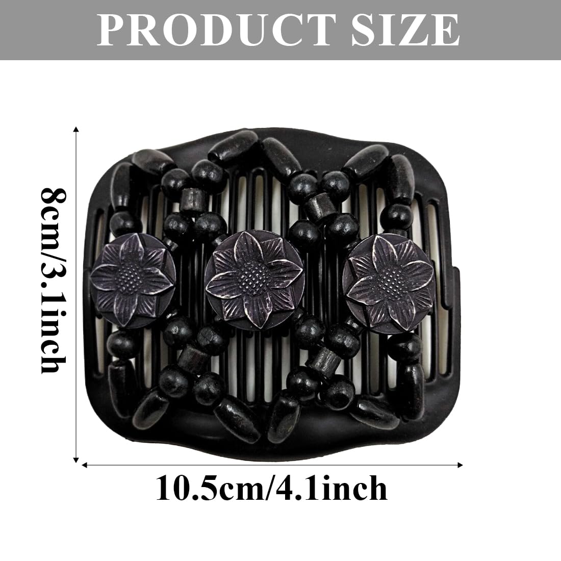 1pcs Pettine elastico per capelli - Accessori acconciatura donna: magic hair comb, fermagli e pettini per capelli, Strumento versatile per creare acconciature perfette