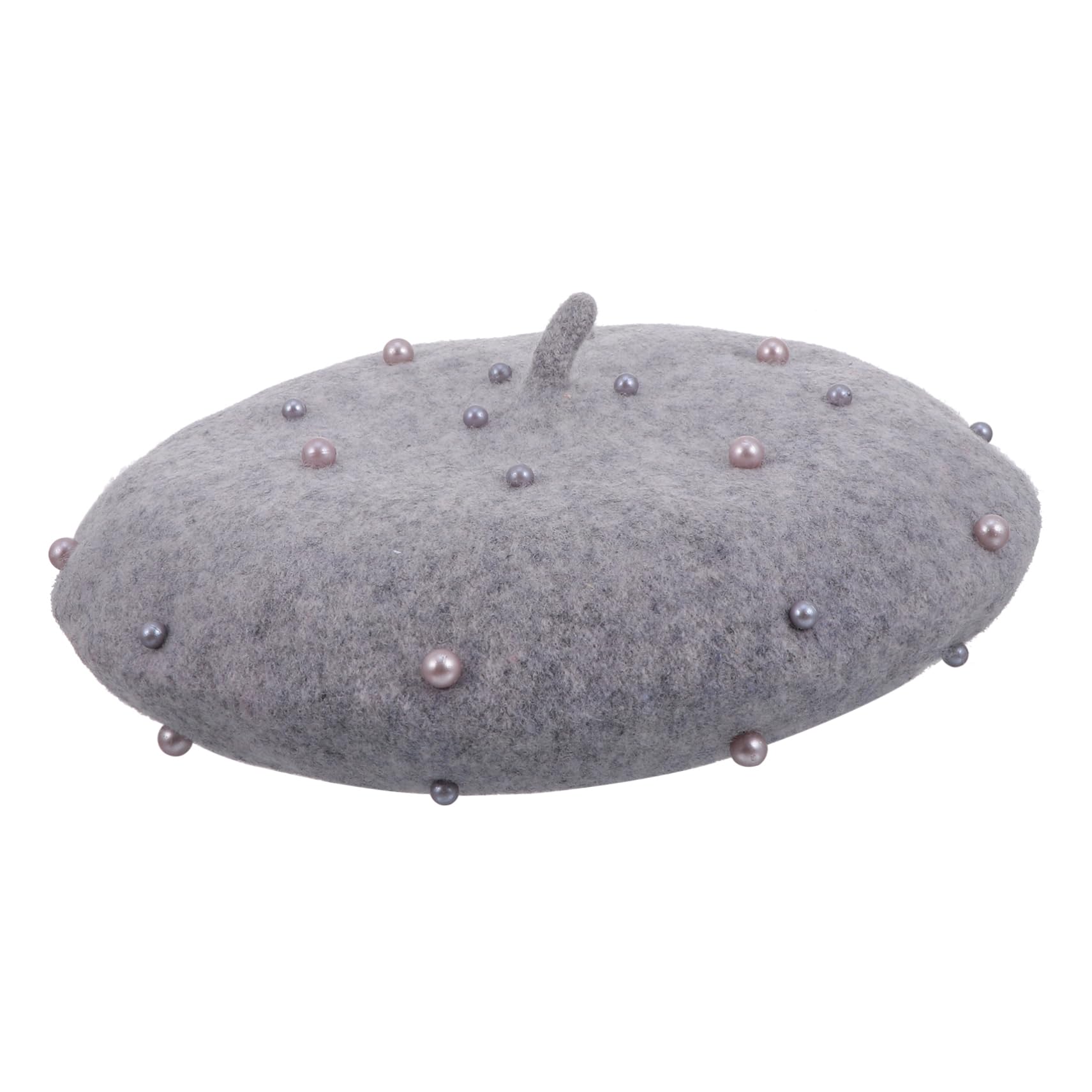 VANZACK Children's Beret Cap Fashionable Girls Hat Soft Material for Outdoor Adventures Special Events Grey