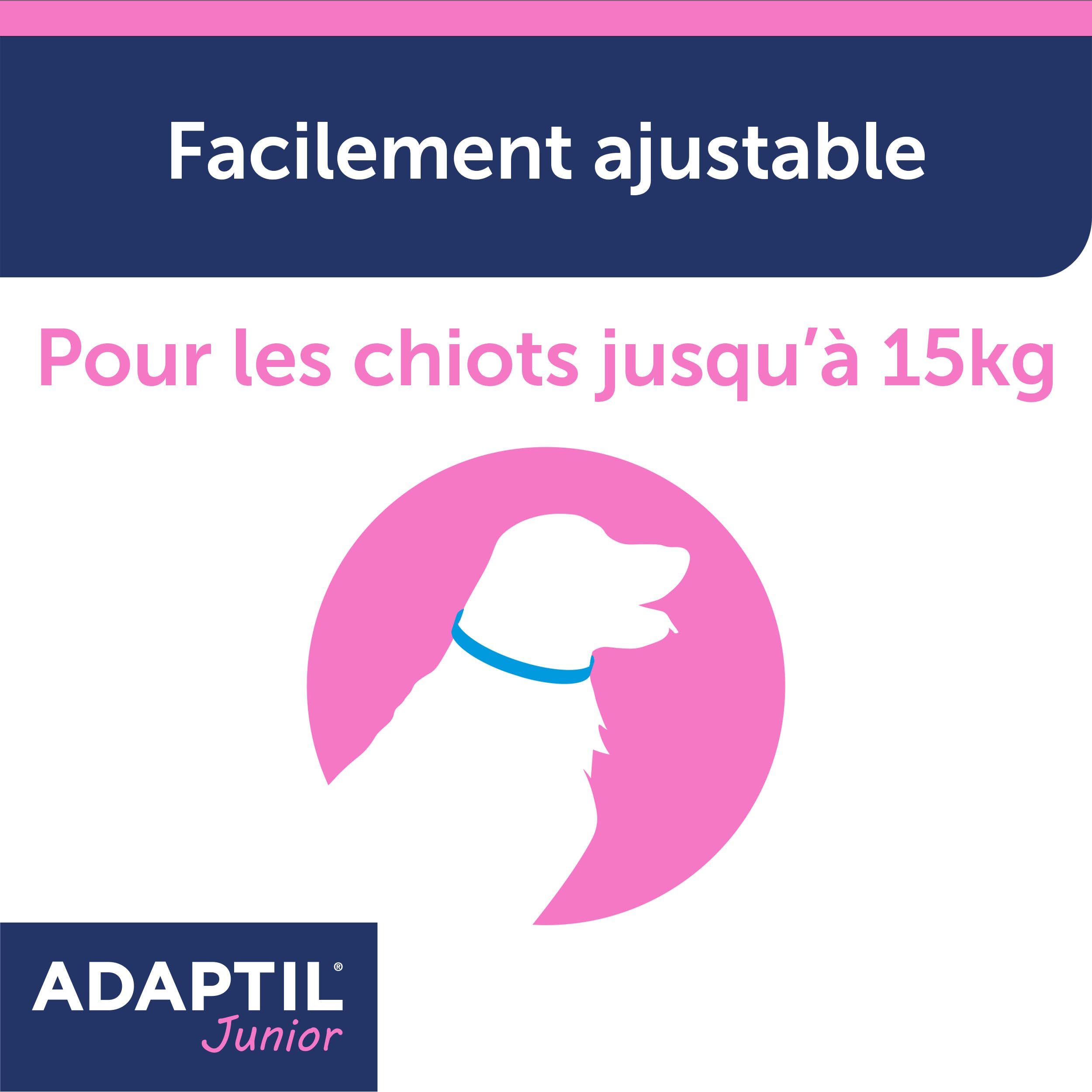 ADAPTIL Junior – Anti-stress pour chien – Collier Pour Chiots