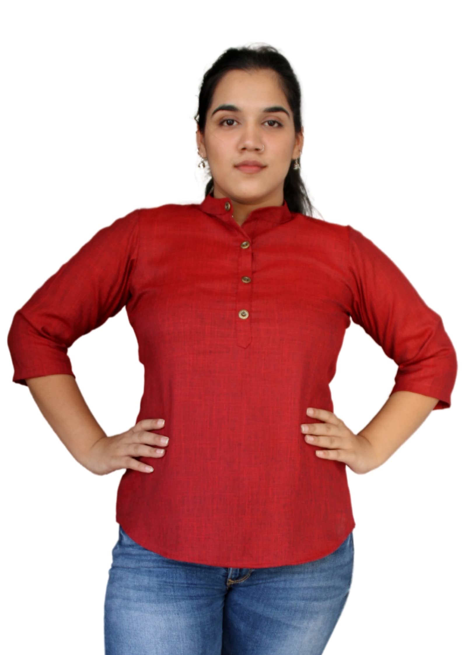 sindoori Size S to 6XL Plus Size Tunic Tops for Women Shirts Formal Tops Casual Tops Office Tops for Women Formal Tops for Women-picture-10