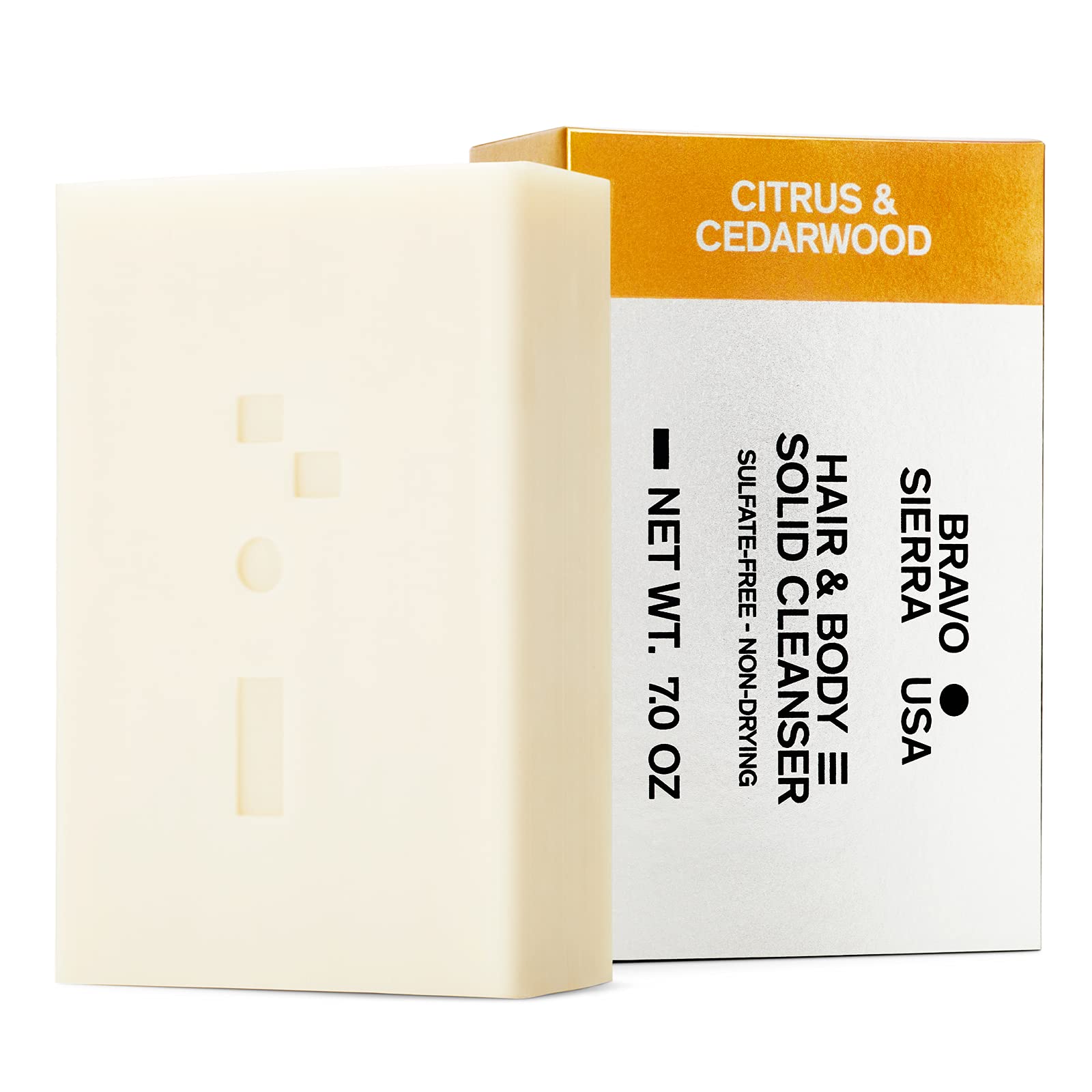 Buy Bravo Sierra Body and Hair Mens Soap Bar AllInOne Shampoo & Soap