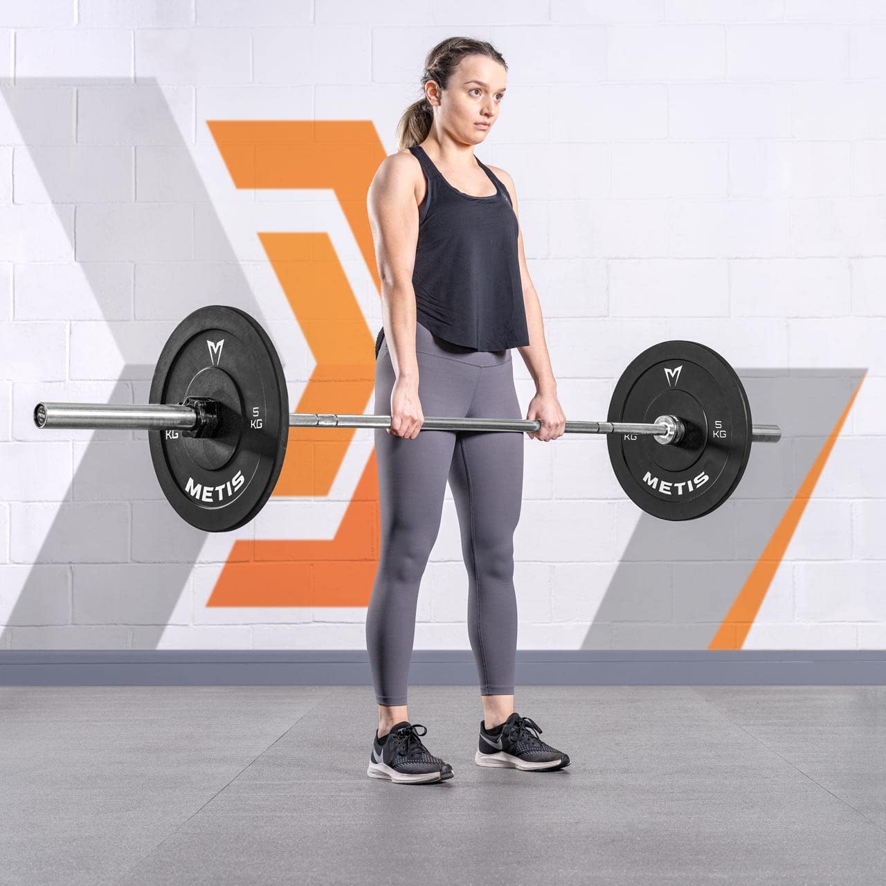 METIS Bumper Plates Olympia Hantelscheiben – Bumper Hantelscheiben für Langhantelstange Olympia | Wählen Sie zwischen 5kg – 25kg Hantelscheiben | Paar 50mm Hantelscheiben Olympia