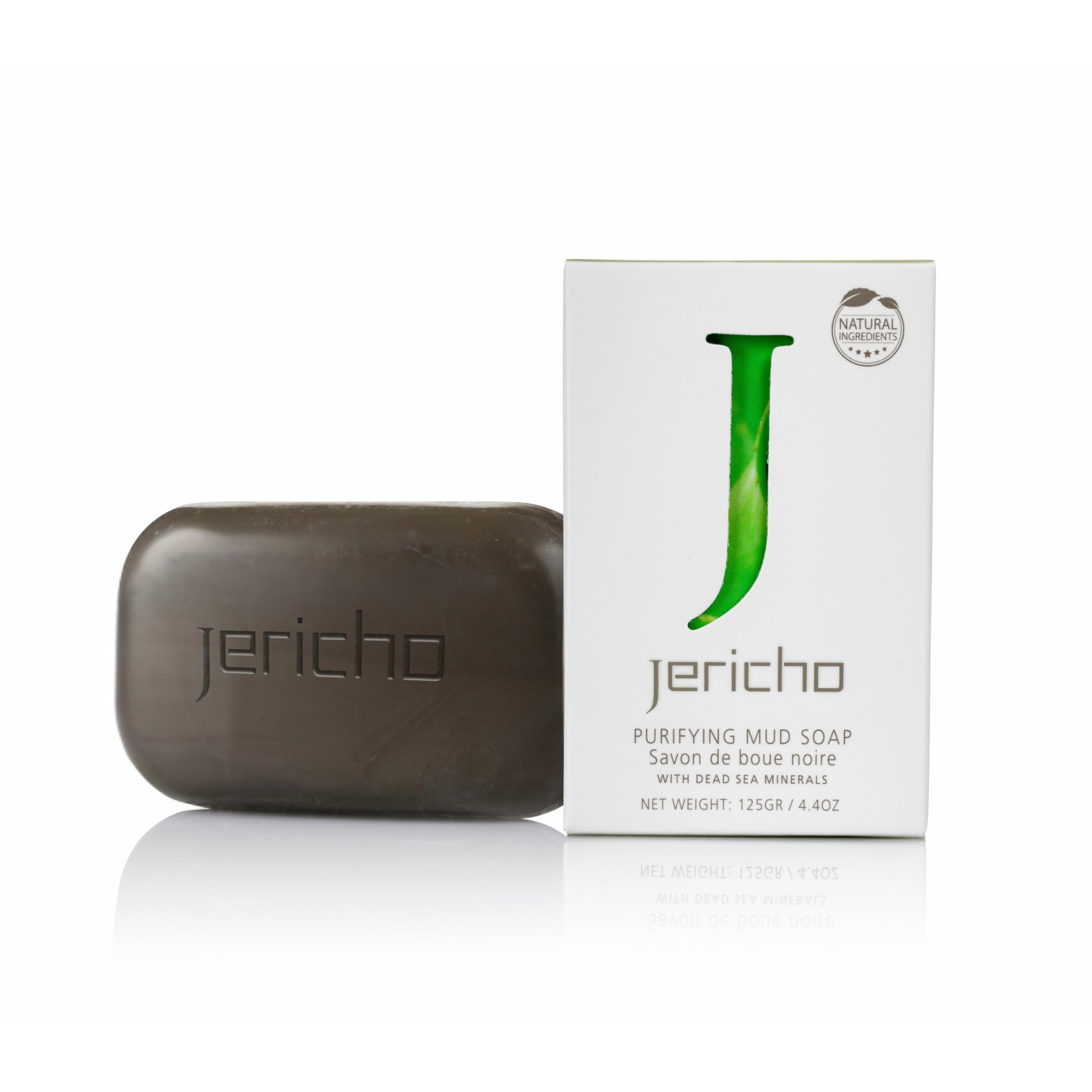 Jericho Cosmetics - The Original Dead Sea Mud Soap Bar - Moisturizing Natural Facial Treatment Soap with Dead Sea Minerals and Dead Sea Salts. Facial Moisturize that assist with all Facial Disorders