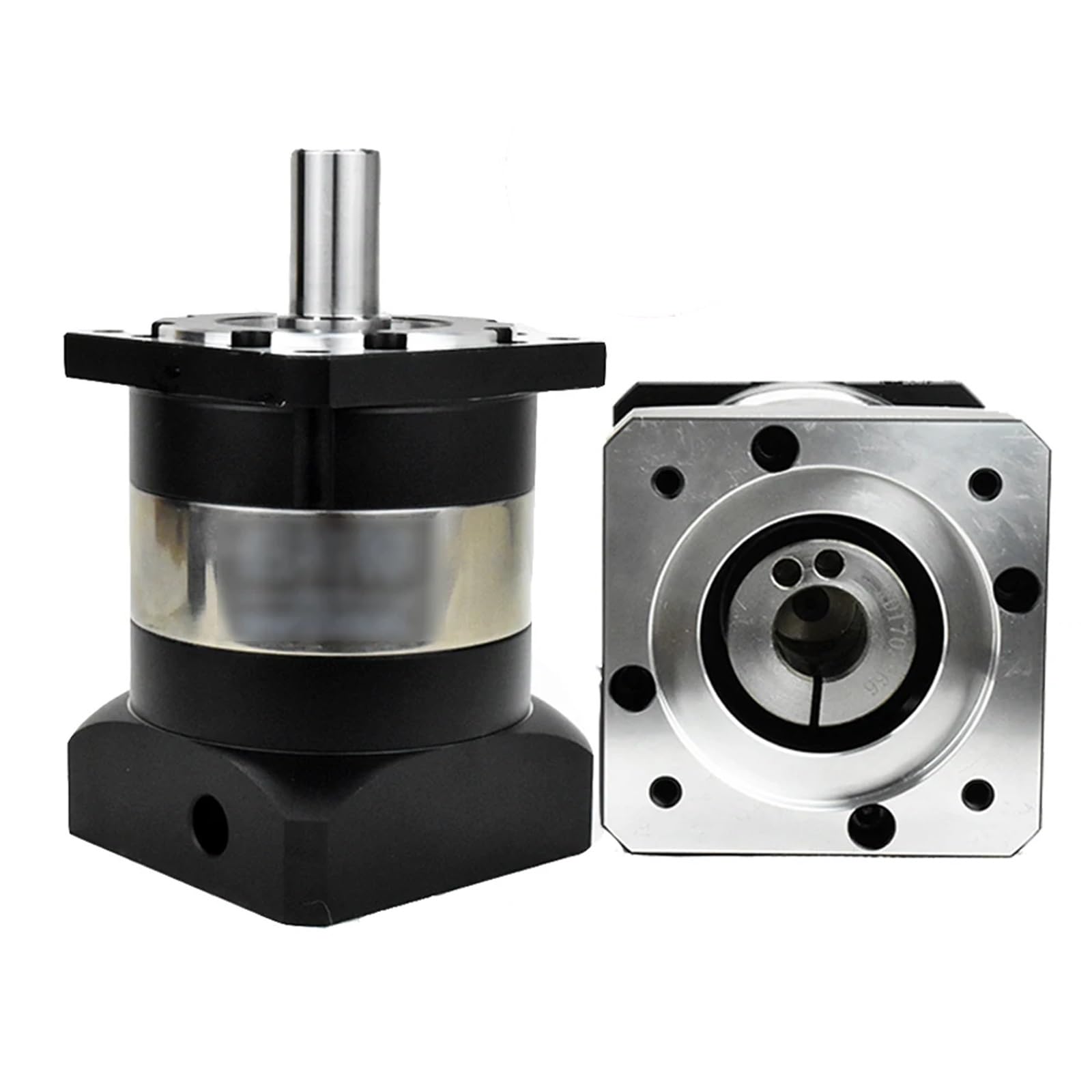Reductor planetario NEMA32 de 80 mm y 4:1 para husillo de servomotor de 750W en sistemas CNC