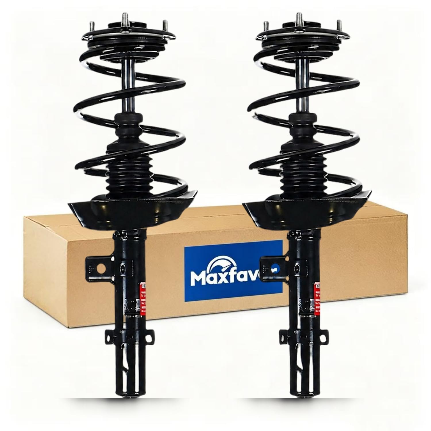 Maxfavor Front Complete Struts Set Compatible with Honda Accord 2013-2017, Pair of Shock Absorbers and Assembly, Replace OE 272971 272970