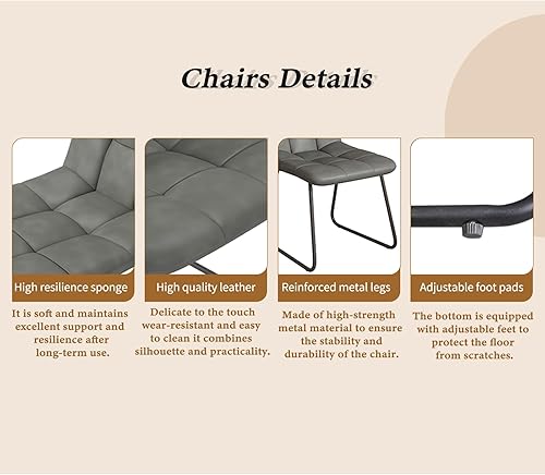 Miniatura 64 de Combinación de mesa de comedor y silla moderna extensible de 63 a 79 pulgadas, juego de mesa de comedor familiar de 6/8 personas, tablero de mesa de