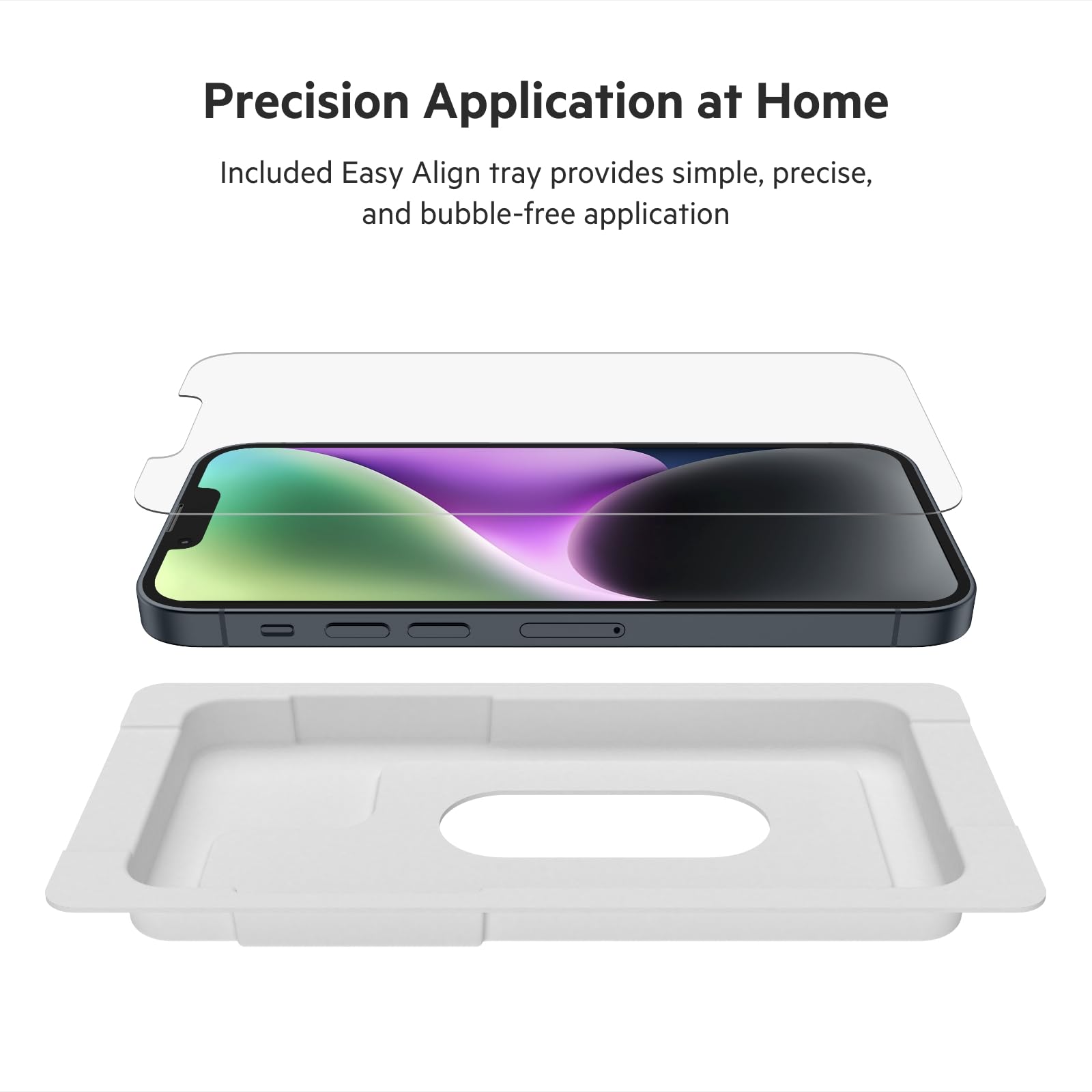 Amazon | Belkin iPhone 16e /14 / 13 / 13 Pro 用 保護ガラス