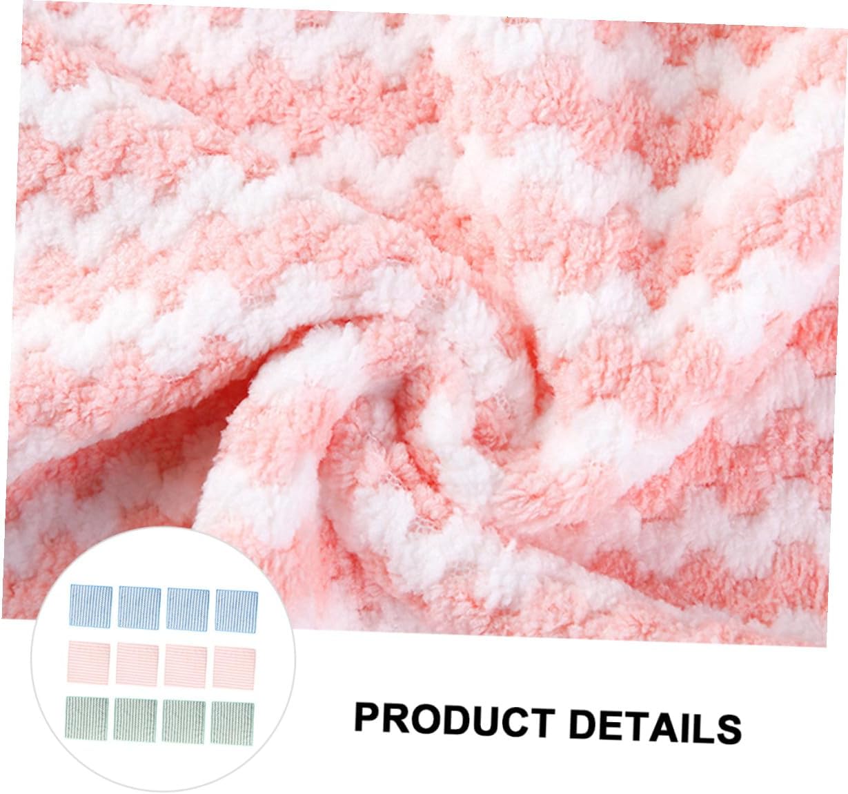 Coral Fleece Dish Cleaning Cloths 12pcs, Sturdy Dish-Washing Towels for Kitchen Use, Highly Absorbent Reusable Kitchen Towels for Drying Dishes and Household Cleaning Random Color