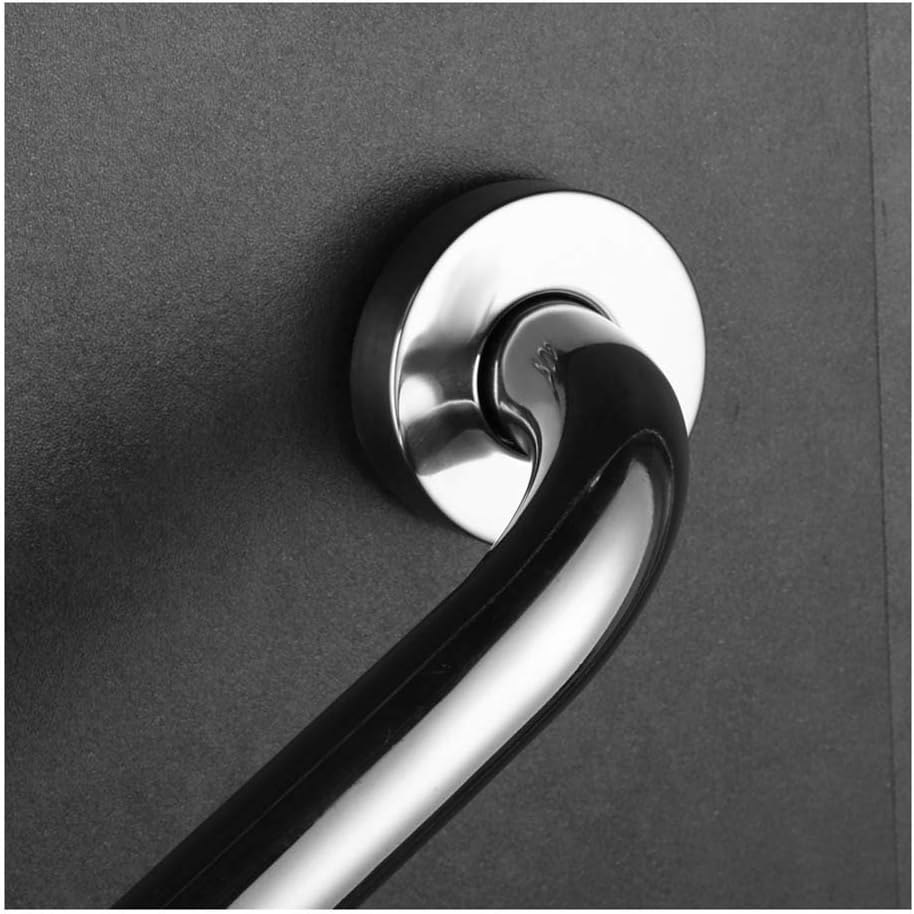 HTLLT Sturdy Shower Safety Grab Bar Easy to Grip Grab Bar Provides Strong and Secure Support Suitable for Elderly Disabled Shower Handrails Single Handrail,Silver,60Cm/23.62In : Health & Household