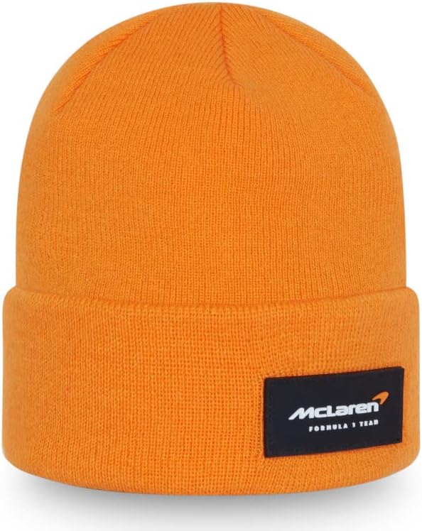 McLaren F1 New Era Essential Cuff Beanie (Orange)