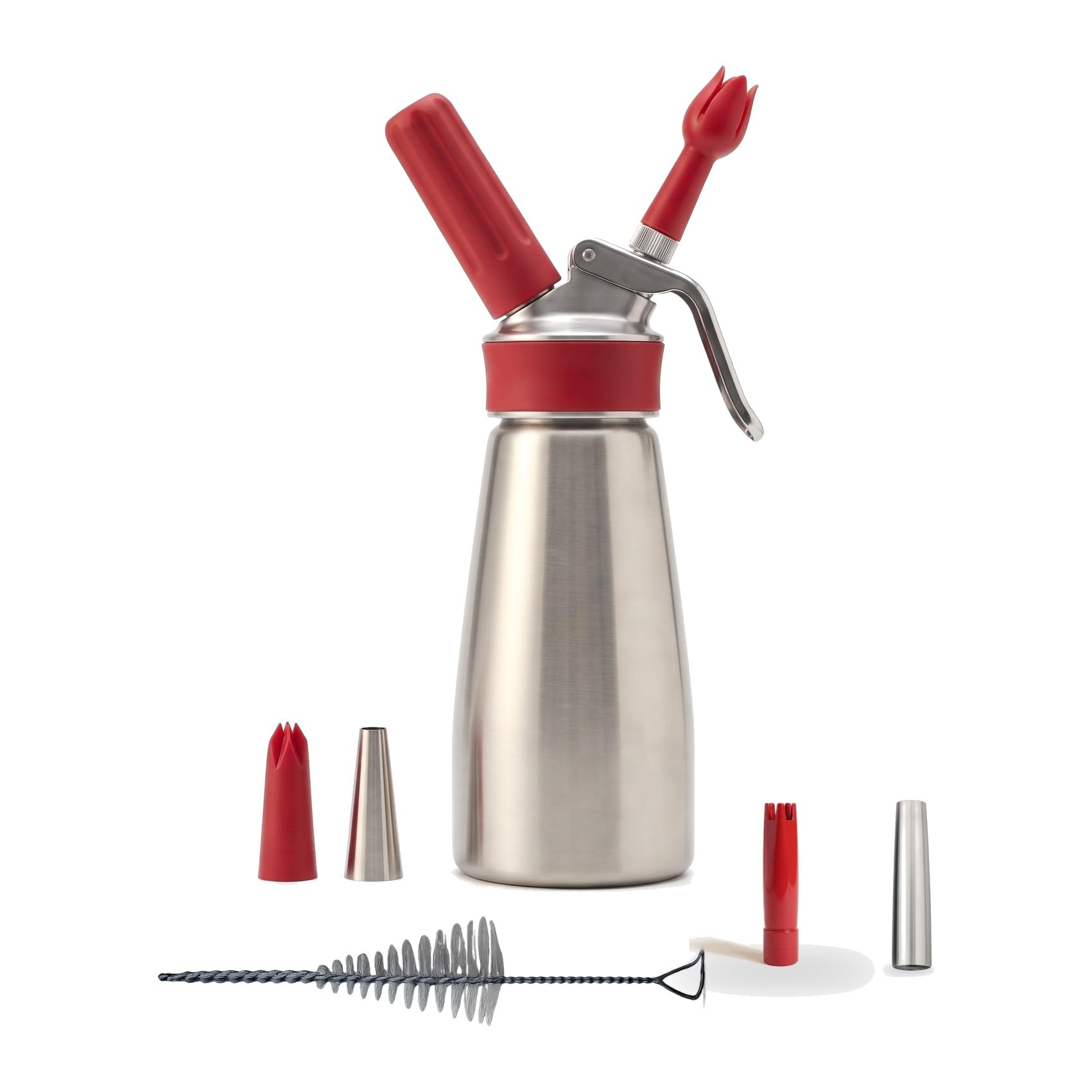 iSi Gourmet Whip 1/2 Pint, Hot and Cold Stainless Steel Cream Whipper