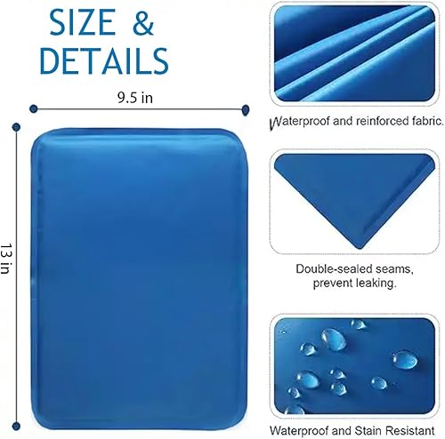 Miniatura 6 de Paquete de hielo de gel reutilizable para dormir, almohadilla de almohada fría, almohadilla de hielo para enfriar la cabeza, almohadilla de