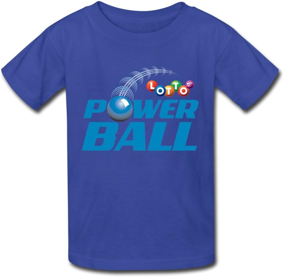 Ninva Youth RoyalBlue] Powerball Kids Boys And Girls Short Sleeves T-Shirt [XL