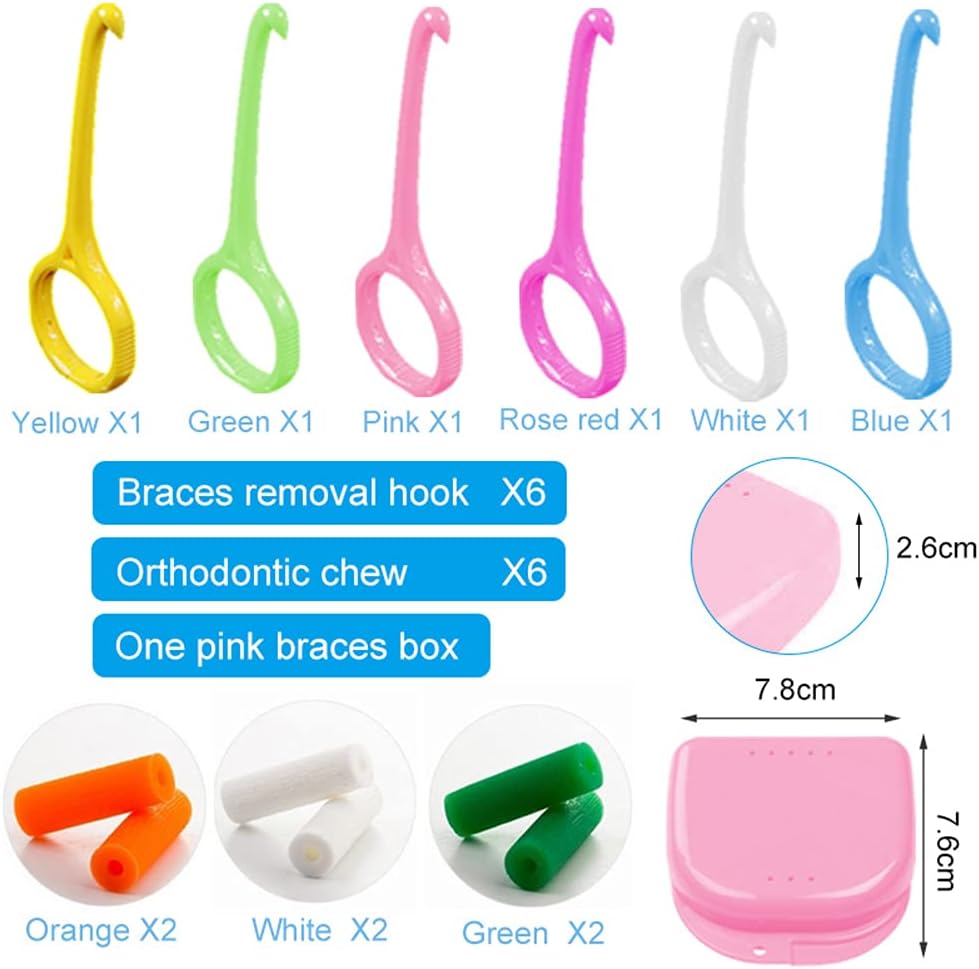 13 Pcs Dental Care Kits, Braces Removal Tool Invisible Tooth Removal