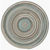 Capel American Heritage Slatewood 0' 36' Round Braided Rug