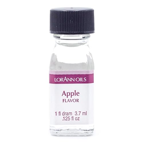 LorAnn Apple SS Flavor, 1 botella de dram (0.0125 fl oz - 0.1 fl oz - 1 cucharadita)