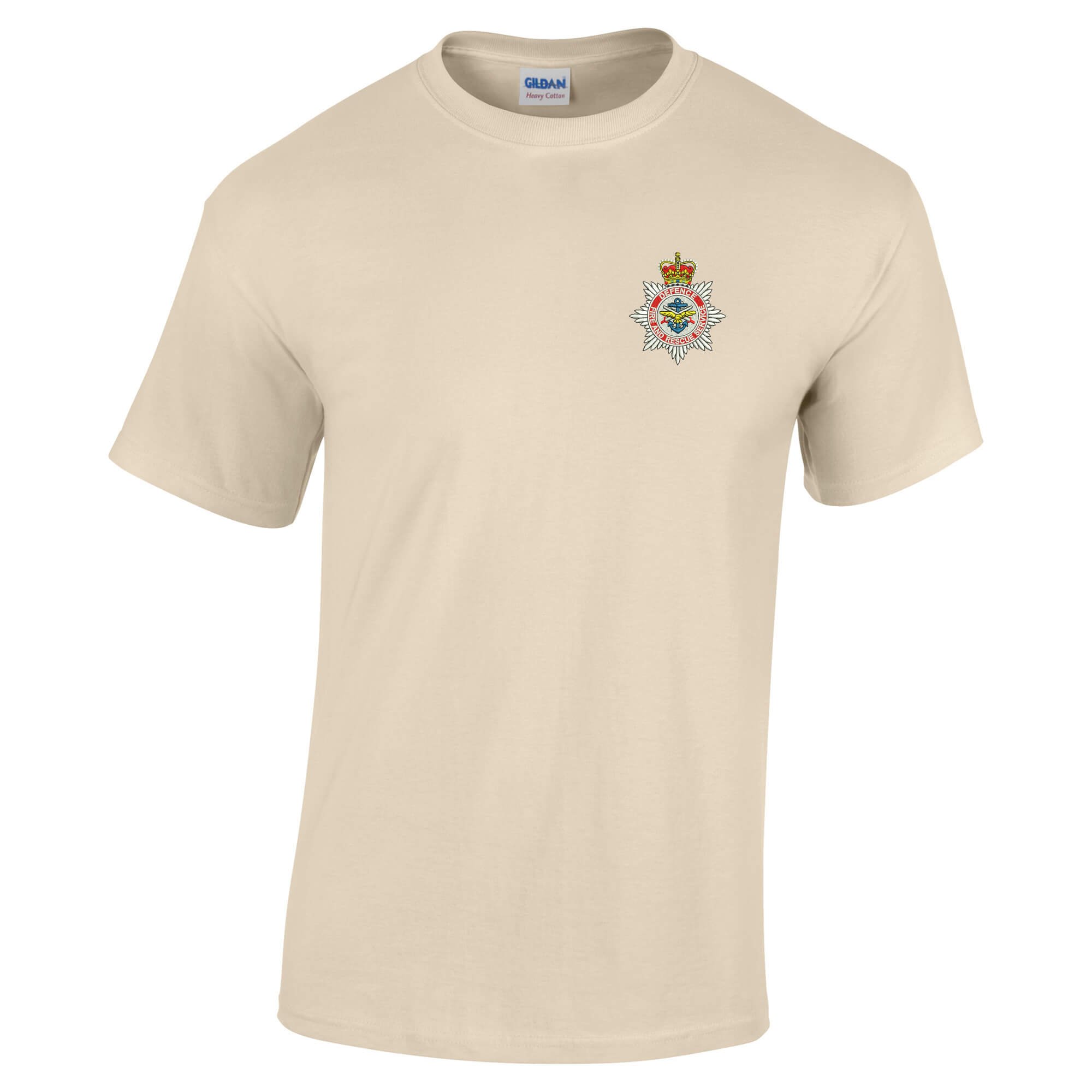 Pineapple Joe's Men's Sand Defence Fire And Rescue Service Embroidered T-Shirt - X Large