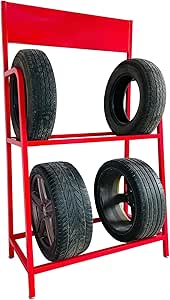 Tyre Rack 100cm Wide Tire Rack Tyre Storage Bracket, Floor Standing ...