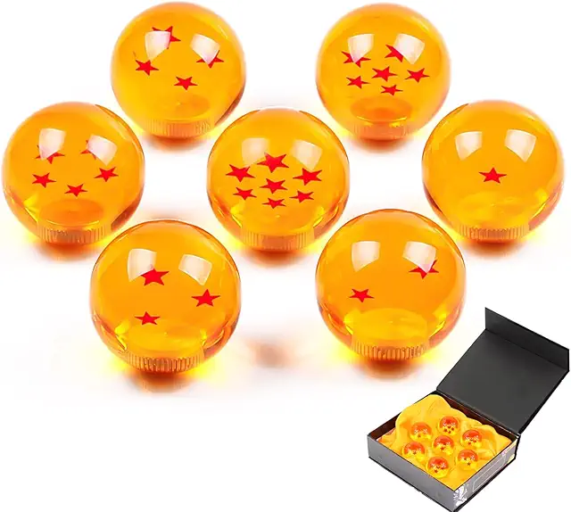 Bolas del Dragón Dragon Ball 7 PCS con Caja - Figuritas Coleccionables
