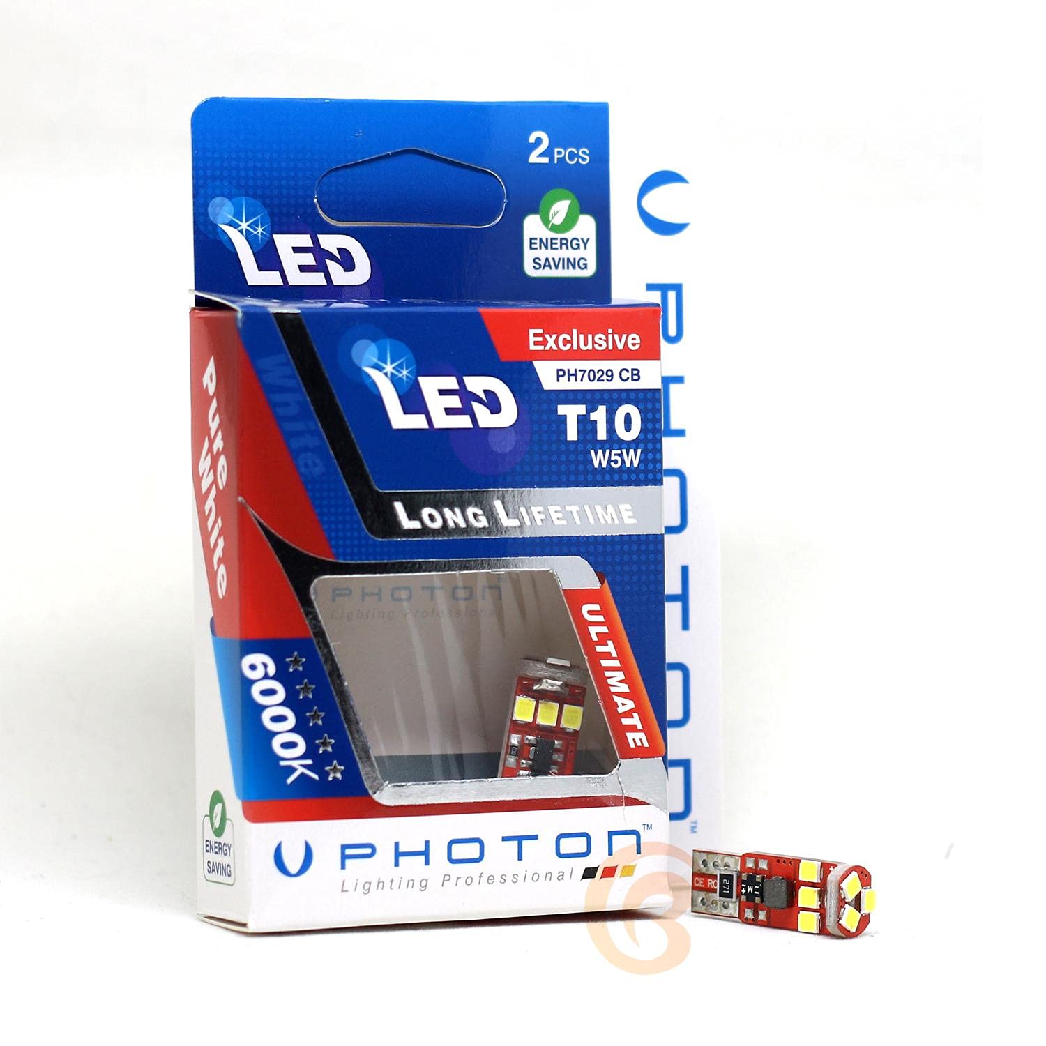PHOTON Ampul T10 W5W 12-24V Exclusive Cb 6+3 Park Led