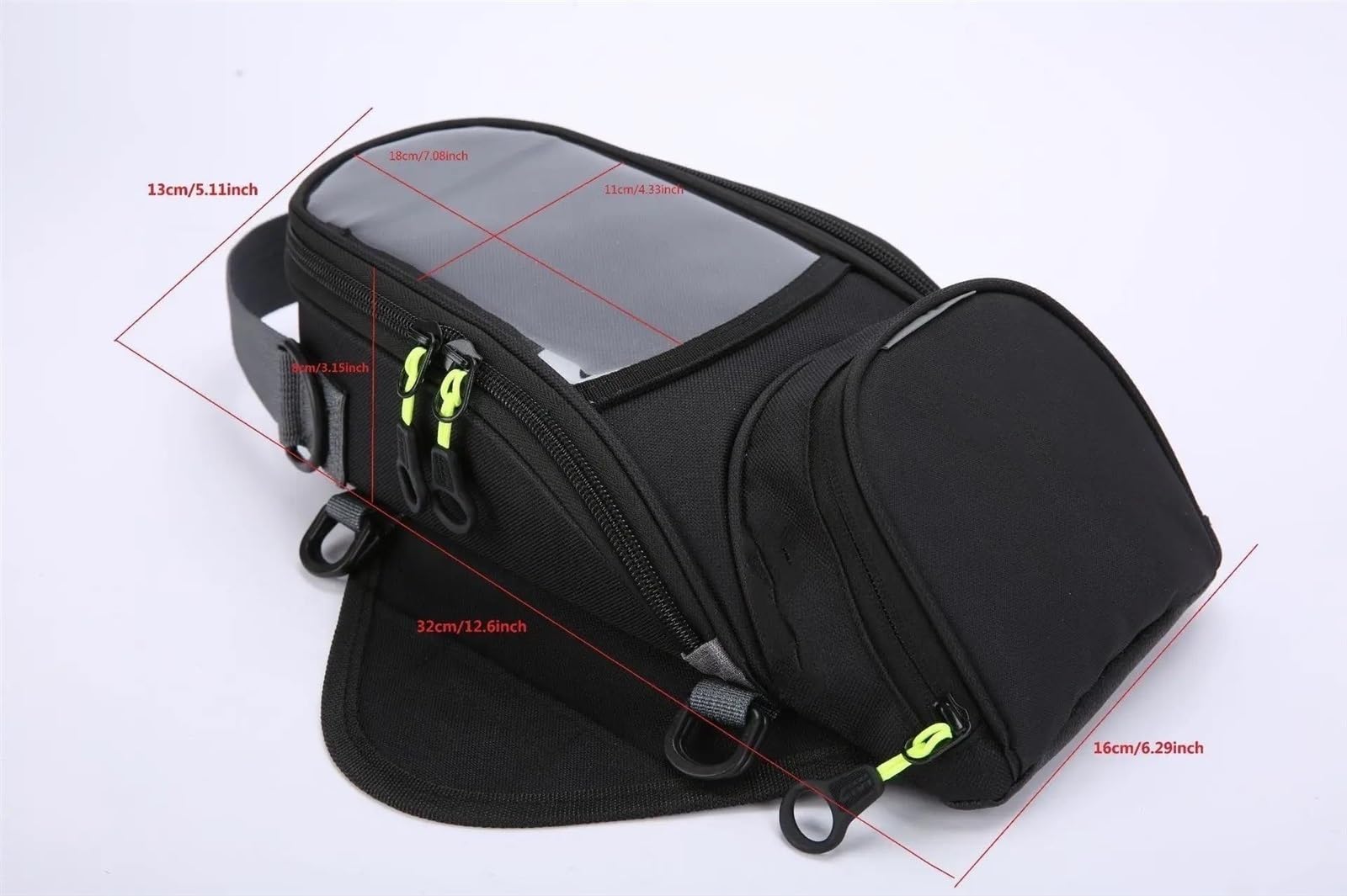 Bolsas Sillín Motocicleta Bolsa De Combustible Universal Impermeable Tanque Navegación para Teléfono Móvil para GIVI, Paquete Depósito Aceite Pequeño Multifuncional Sillín Alforja Viaje