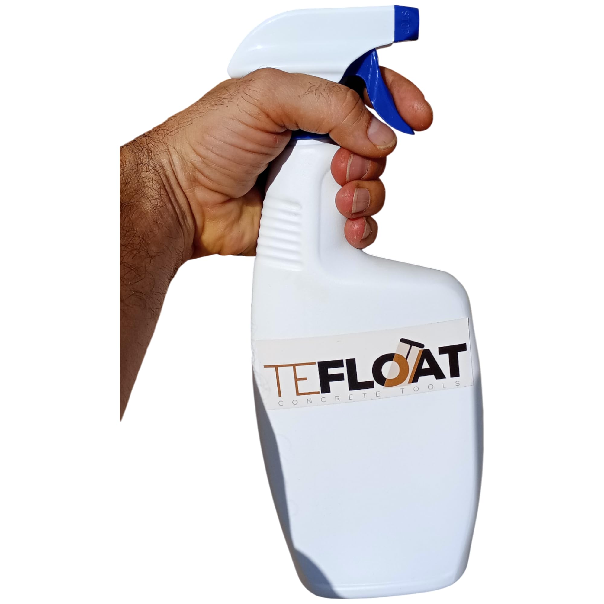 Rouleau texturé pour ciment, mortier et monocouche, Thème béton imprimé décoratif (5 litres + pulvérisateur)