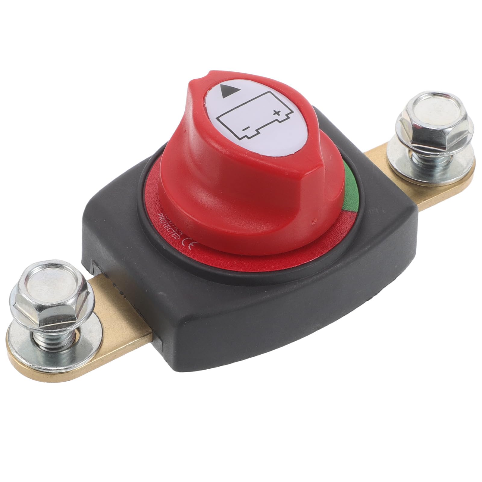 BETOOKY Interruptor de Desconexión de Batería de Latón y Abs, Integrado, Alta Corriente para Automóvil, Barco y Rv, Interruptor de Seguridad Marino, Accesorio de Batería para