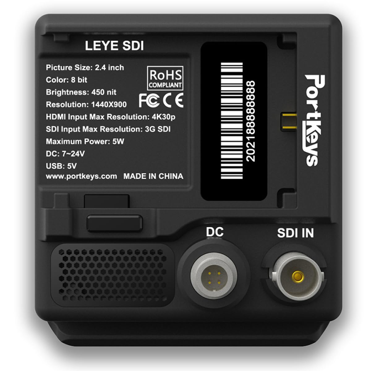 Amazon.com: Portkeys LEYE SDI 4K HDMI/3G-SDI 2.4