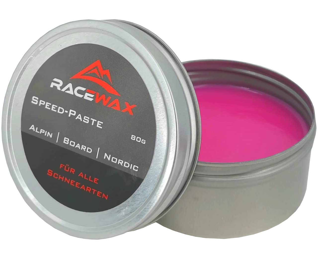 RaceWax Speed Paste Skiwax Speedwax Skiwas Racewas alle soorten sneeuw 80 g