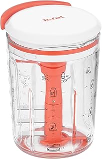 Tefal Crêpes Express Batteur intelligent, 900 ml, Gaufres Crêpes Pancakes en 2 minutes, Pâte sans grumeaux, Fait maison, Résultats parfaits, Facile à utiliser, 3 recettes graduées intégrées K1844404