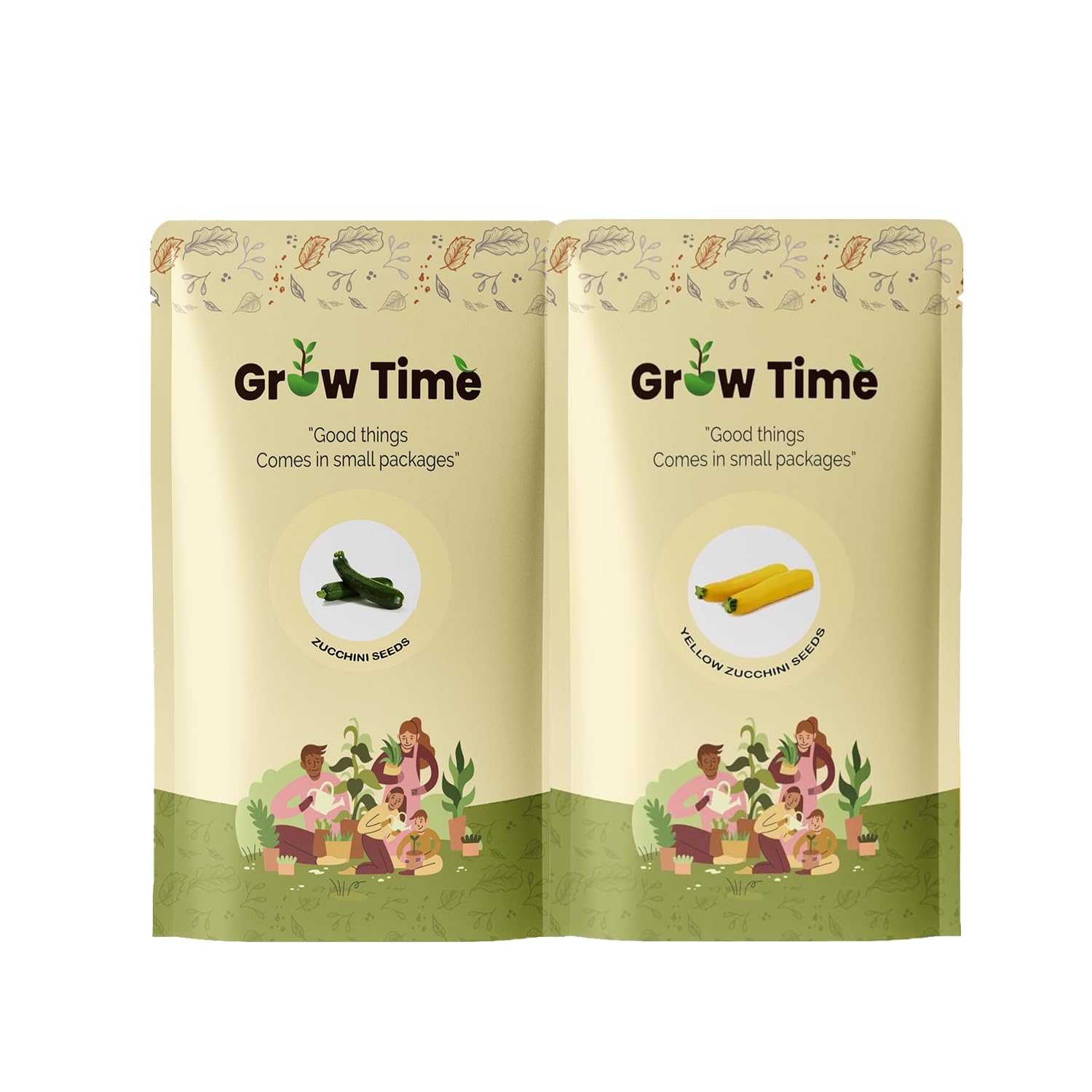 Growtime Vegetable Seeds Combo of Green & Yellow zucchini (2gm each, Pack of 2) (B0CMFB165G) Amazon Price History, Amazon Price Tracker