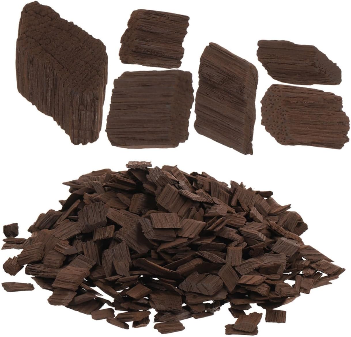 MAGICLULU 1pack Heavy Toasted French Oak Chips for Wine Making Enhance Red Wine Aroma for Home Brewing Multi-use Brewing Supplies