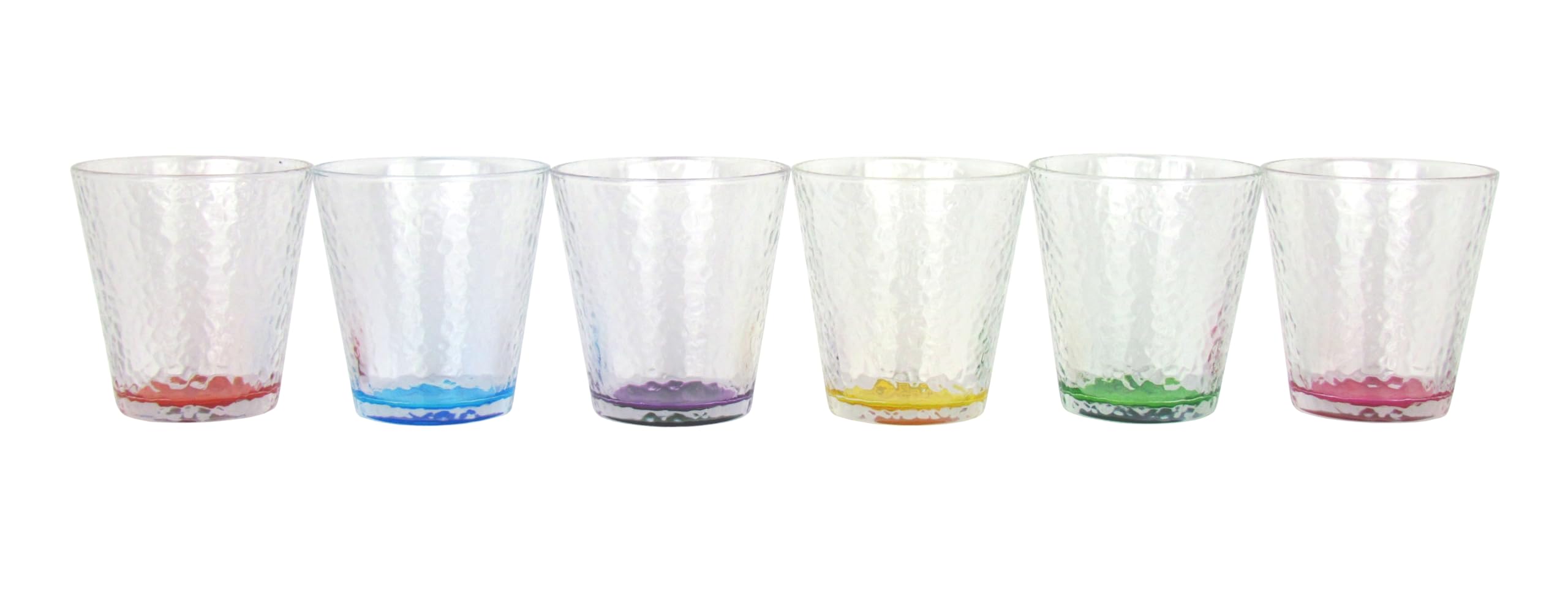 Lentz Gläserset – Bunte Trinkgläser, 310 ml
