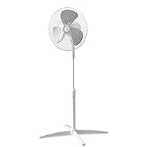 COMFEE’ CFS40PW00A2 40W Ventilatore a Piantana, 3 Velocità Regolabili, Oscillazione 90°, Altezza Regolabile, Flusso d’Aria Potente e Funzionamento Silenzioso, Ideale per Casa e Ufficio, Bianco