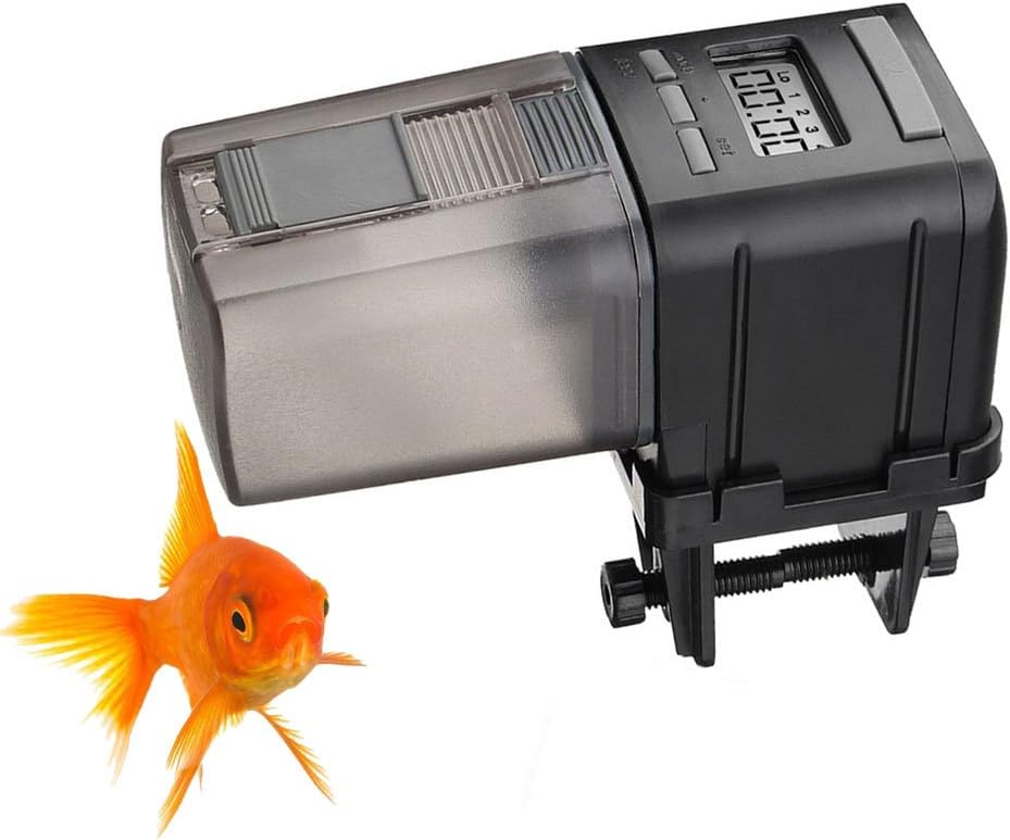 Amicc Aquarium Automatic Timer Tank Pond Auto Feeder Fish Food Feeder