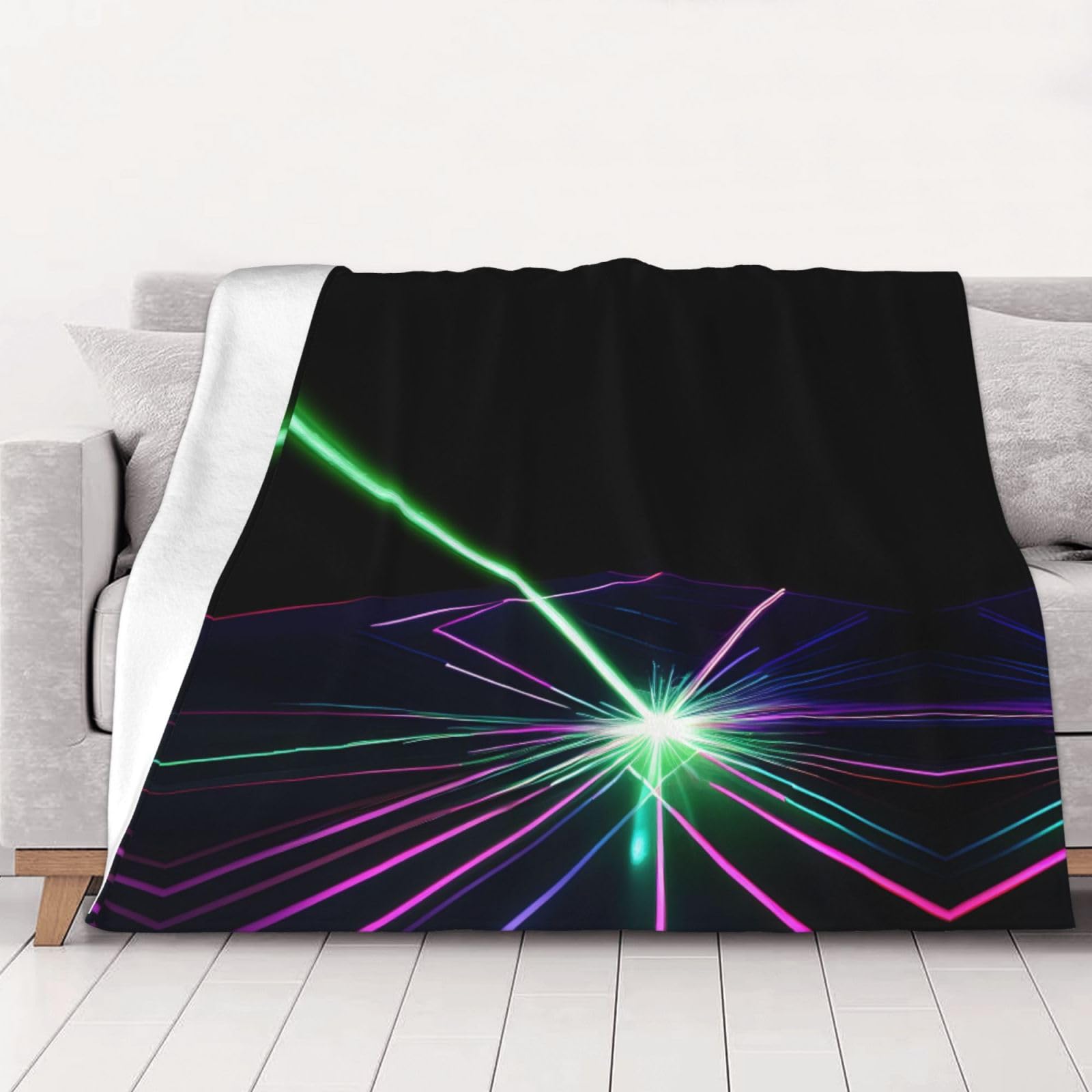 Couverture de lit douillette pour des soirées cocooning au chaud avec ce plaid pelucheux