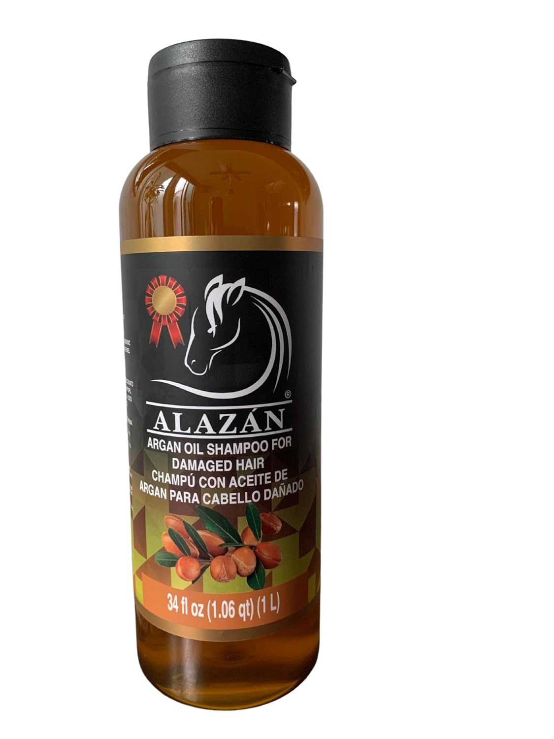ALAZAN SHAMPOO DE CABALLO PARA USO HUMANO CON ARGAN, PARA CABELLO