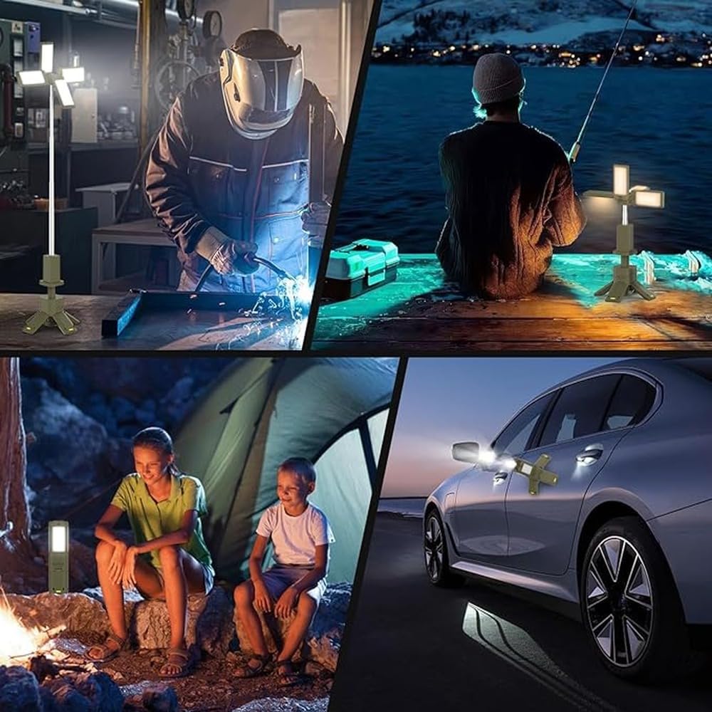 Camping Light X Lampada portatile ricaricabile con power bank da