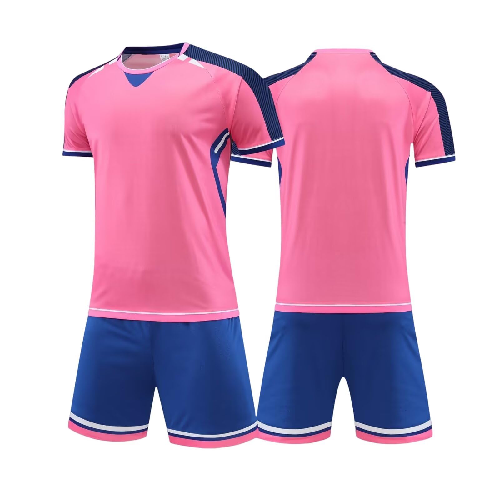 Maillot de Foot Enfant Maillots Domicile et Extérieur Soccer Jersey Ensemble Football Enfant Garçons Vêtement Sport Entrainement T-Shirt et Short Set