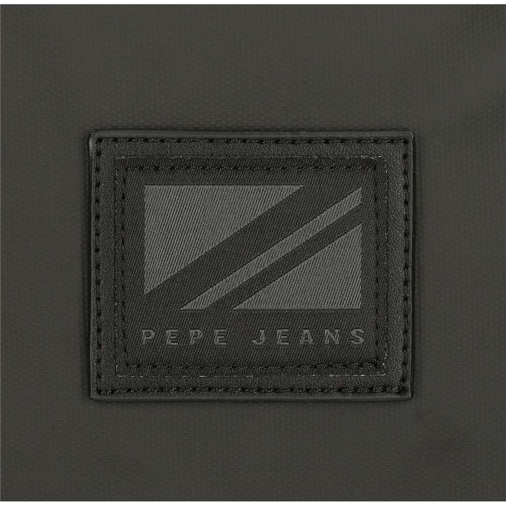 Pepe Jeans Hoxton Mochila para Portátil, diferentes tamaños Negro y azul, Poliéster y PU