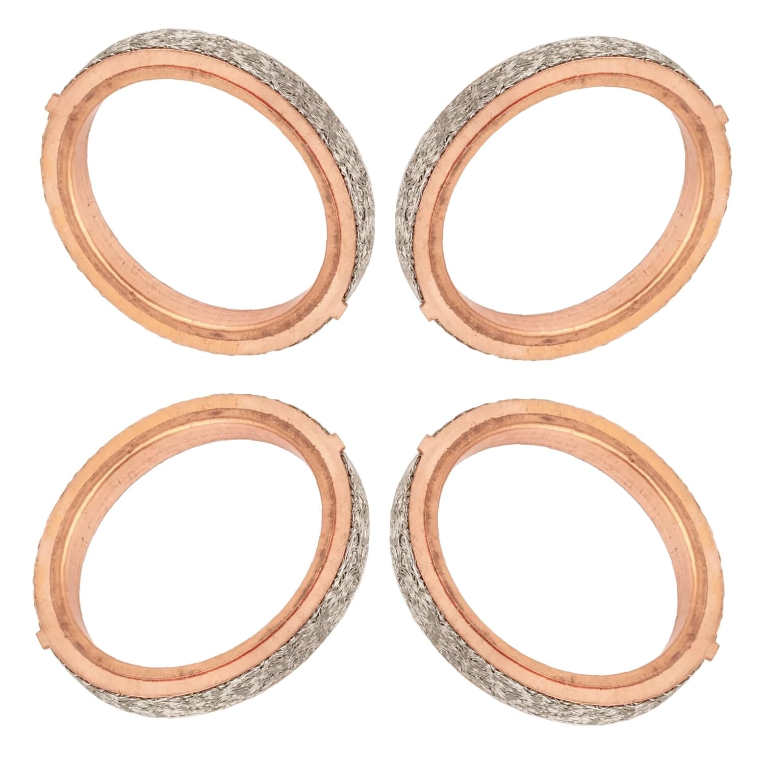 Replacement Part 4 Exhaust Muffler Pipe Gaskets for Suzuki GSX-R750R 1986 / GSX-R750 1988-1992