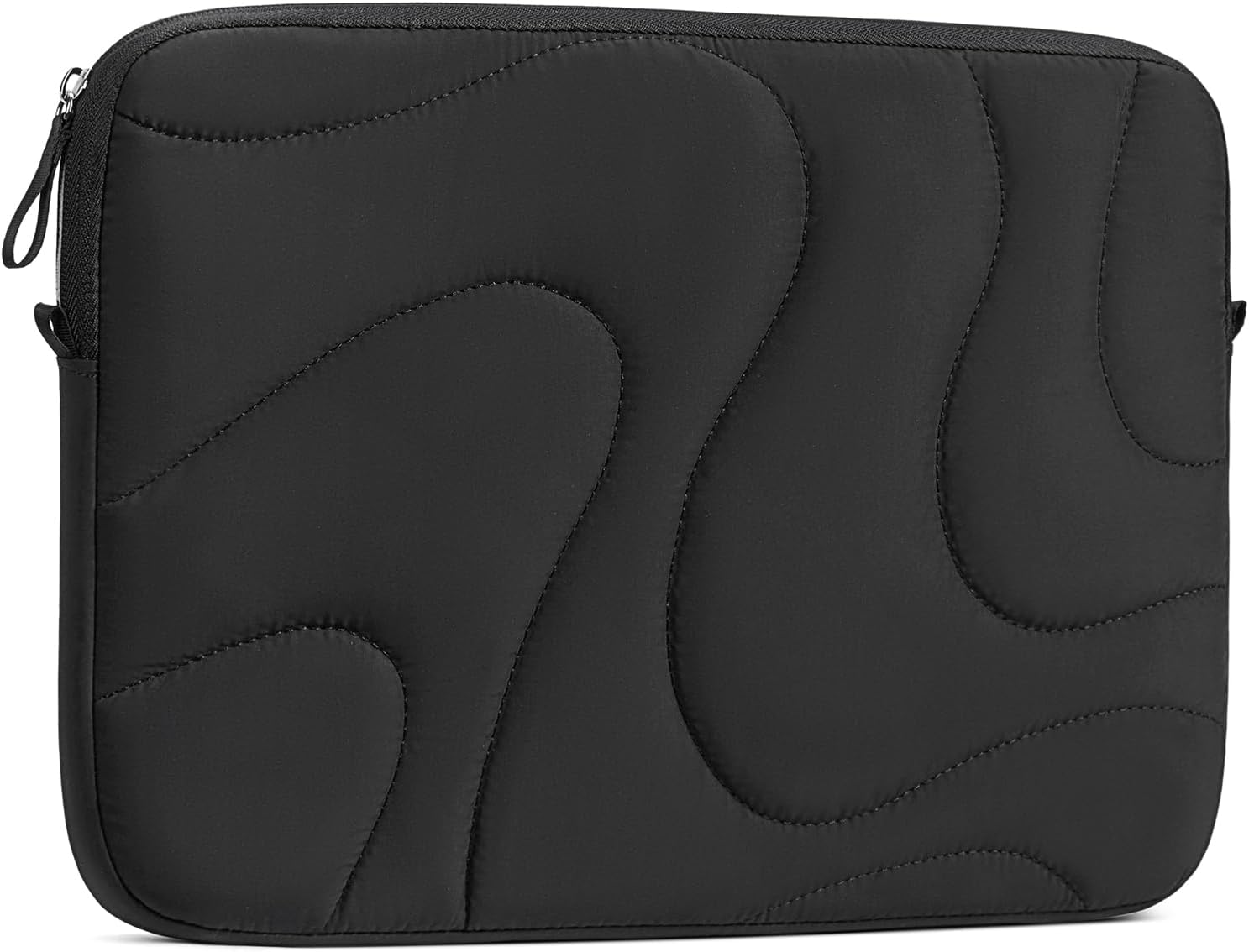 BOSTANTEN Laptop Case for MacBook Air 13 Inch M3 2024 Protective Case Quilted Puffy Laptop Sleeve for 13 Inch Dell,HP,ASUS,Microsoft 15 Inch for MacBook Air/Pro & Ultrabooks B-Black