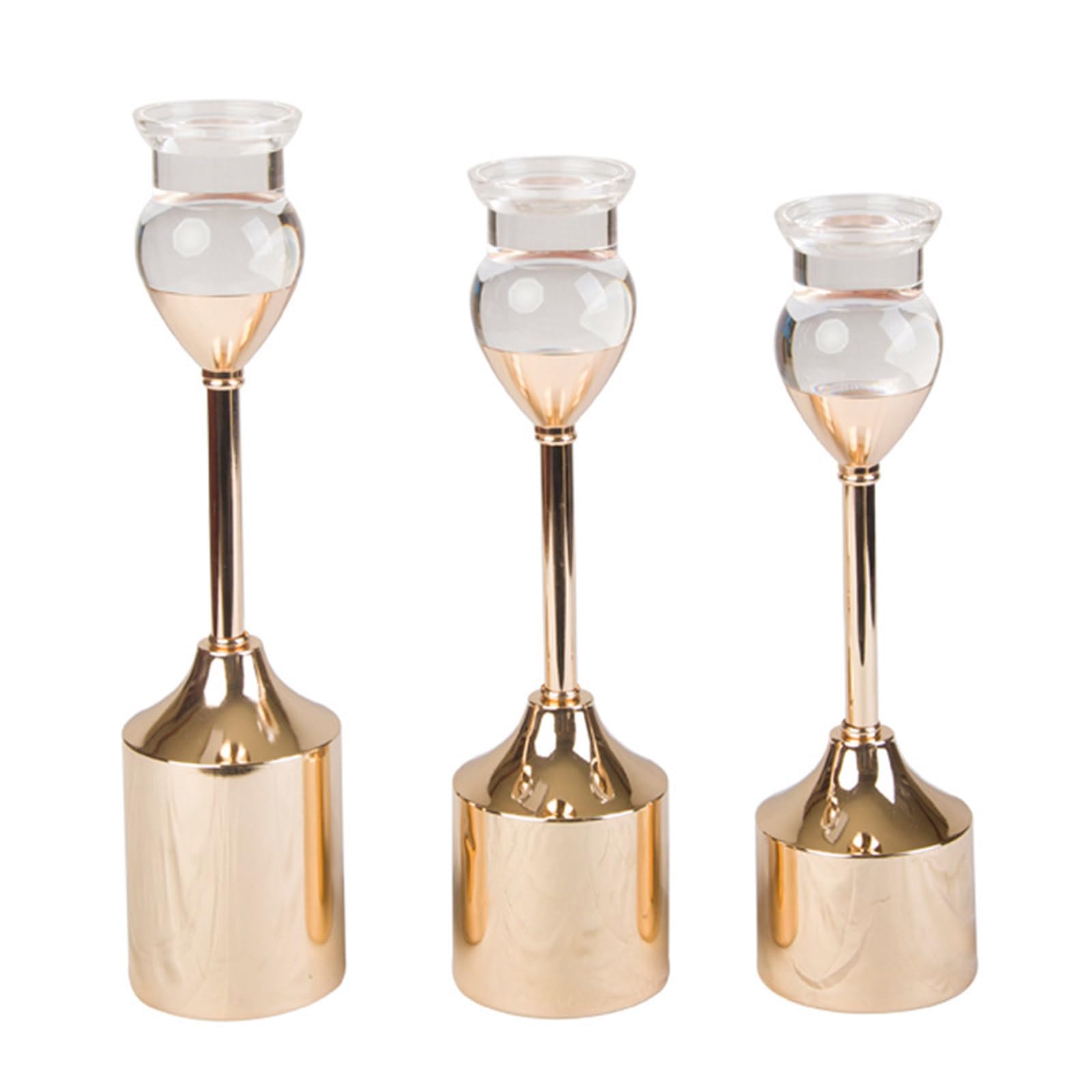 Bougeoir Holde en fer forgé en acrylique pour décoration de table de salle à manger pour la maison, un mariage, une fête d'anniversaire, une fête