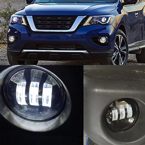 Miniatura 5 de Luces antiniebla LED redondas de 3.5 pulgadas, lámpara antiniebla de repuesto blanca universal para Honda, Ford, Nissan, Subaru, Suzuki, Lincoln,