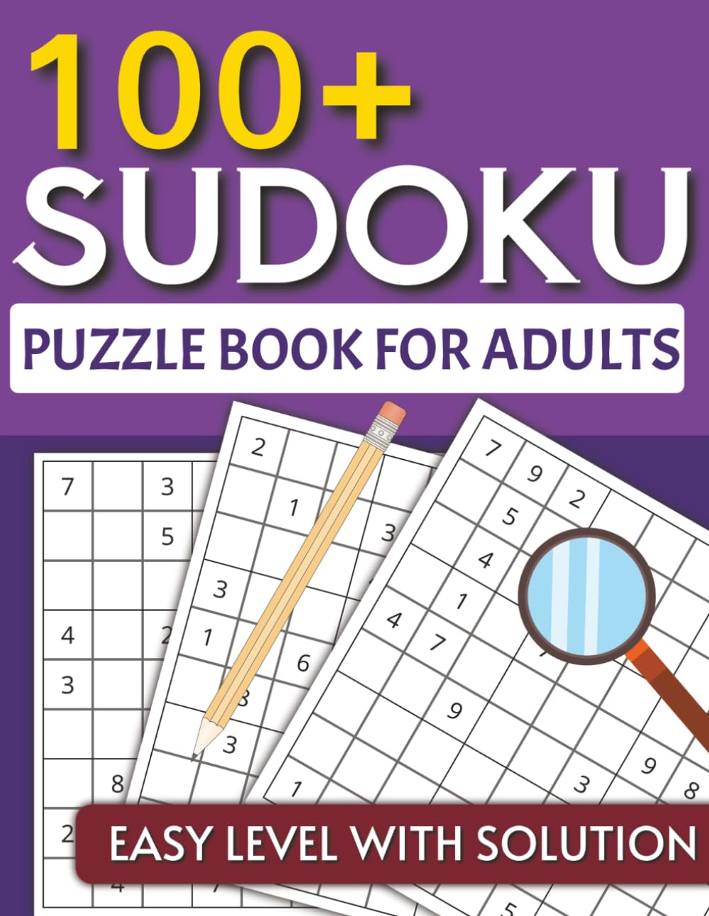 Easy Sudoku for Adults: 100+ sudoku puzzles with soultion