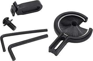 Conjunto de descanso de arco e flecha recurvo, escova fina cabelo PE forte aplicabilidade conjunto de descanso de seta de alta precisão para tiro ao alvo para a mão esquerda