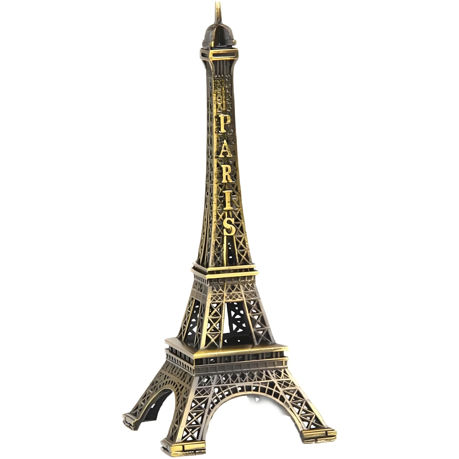 Gammaeon Bronze Mini Eiffel Tower Statue, Metal Decorative, Paris Eiffel Tower Figure, Table Decoration (10Cm)