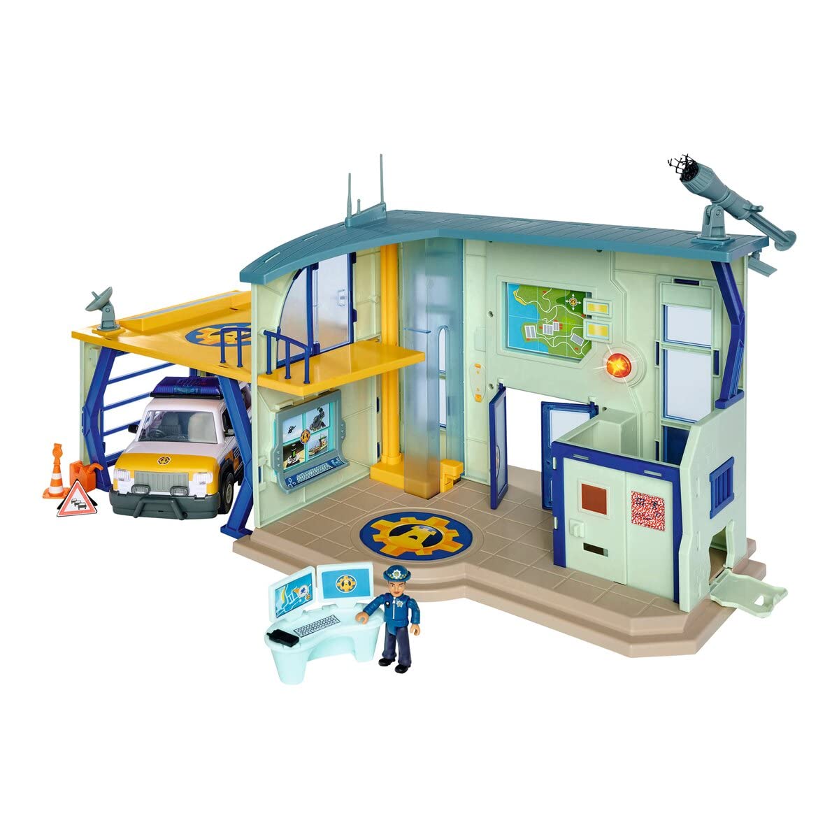 Simba Sam Stazione della Polizia con figura Playset Gigante con Luci e Suoni | 109251097