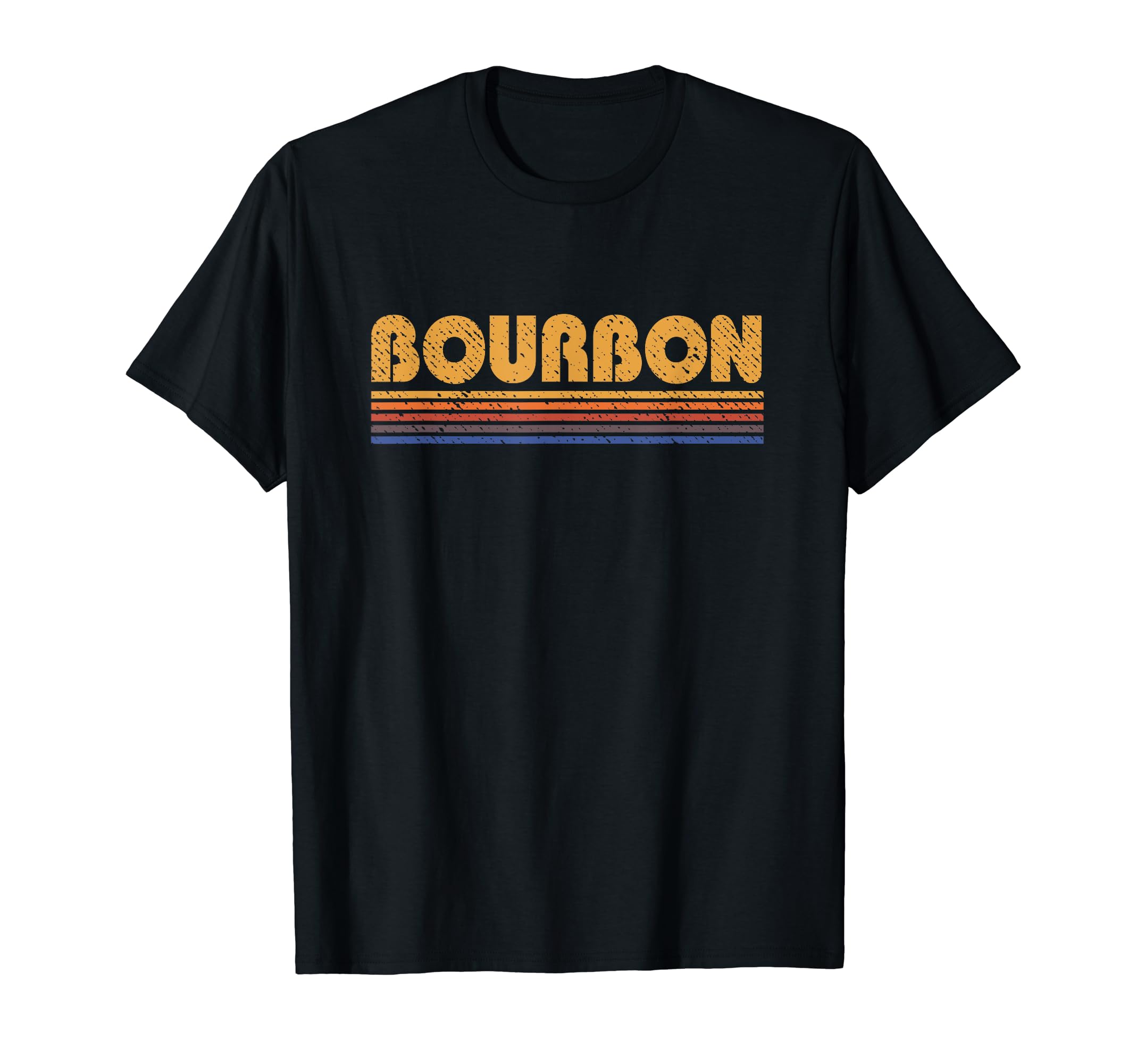 Bourbon Vintage 80s Retro Whiskey T-Shirt