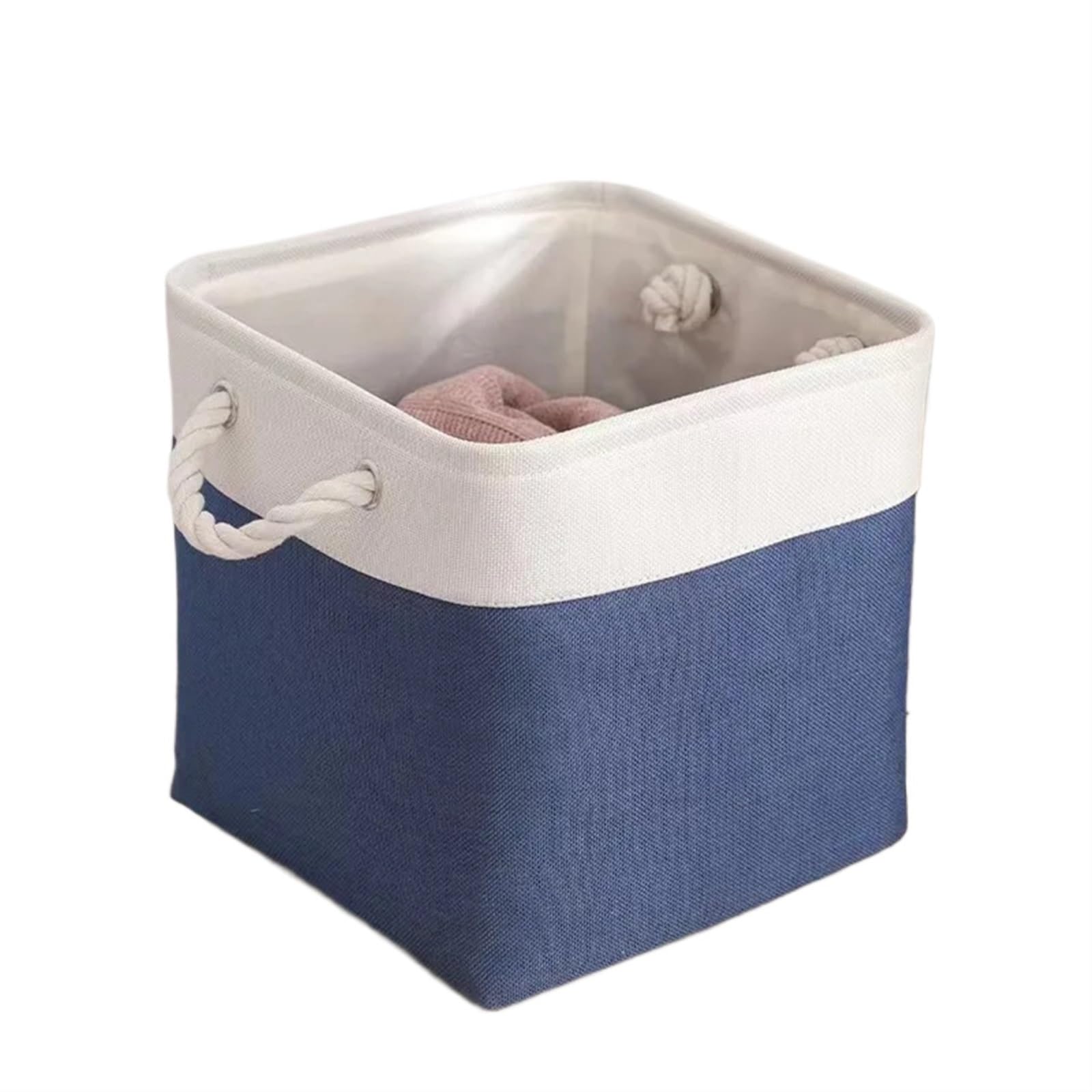 Folding Laundry Basket Household Storage Collapsible with Liner for Dorm and Family